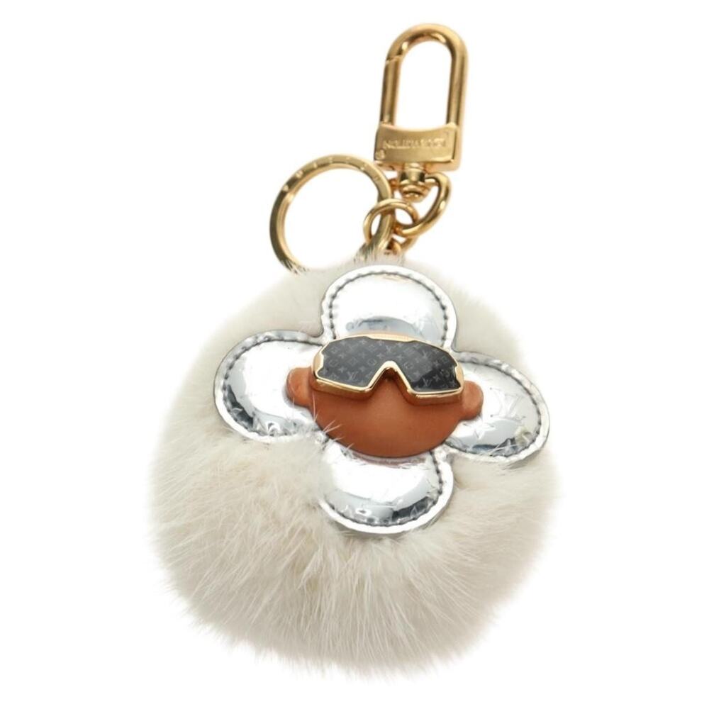 Louis Vuitton Porte Cles Snow Vivienne Charm White